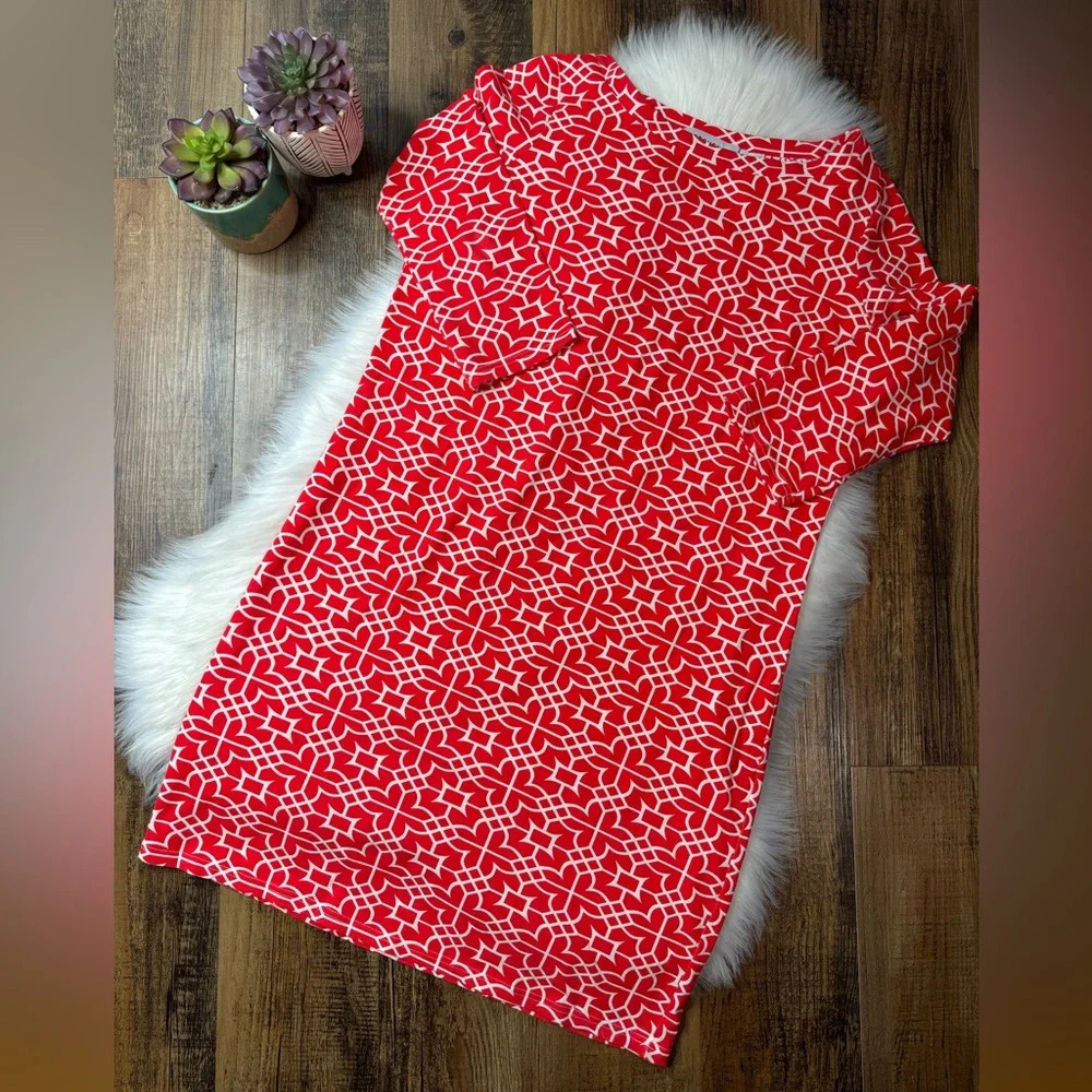 Gretchen Scott Geometric Shift Dress